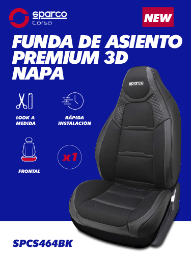 RESPALDO 3D NAPA SPARCO